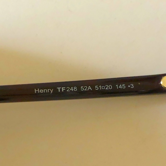 TOM FORD  Henry 53MM Browline Sunglasses main image 6